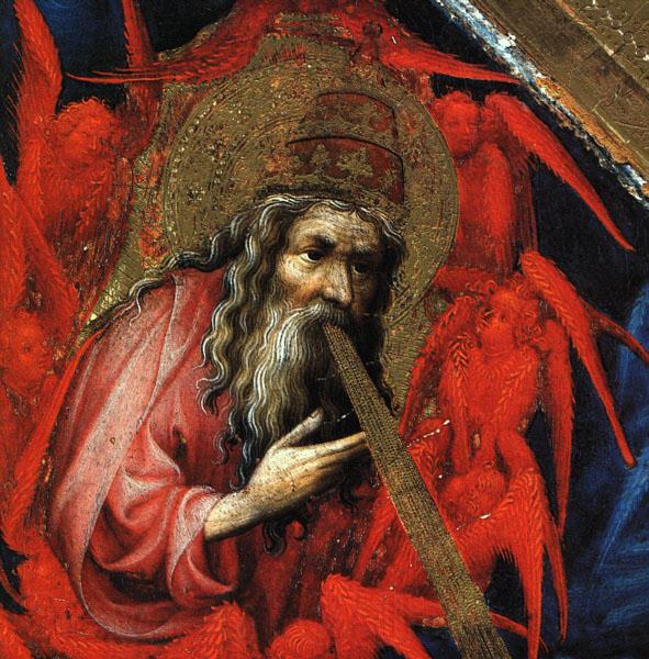 BROEDERLAM, Melchior The Annunciation (detail) df2g Spain oil painting art